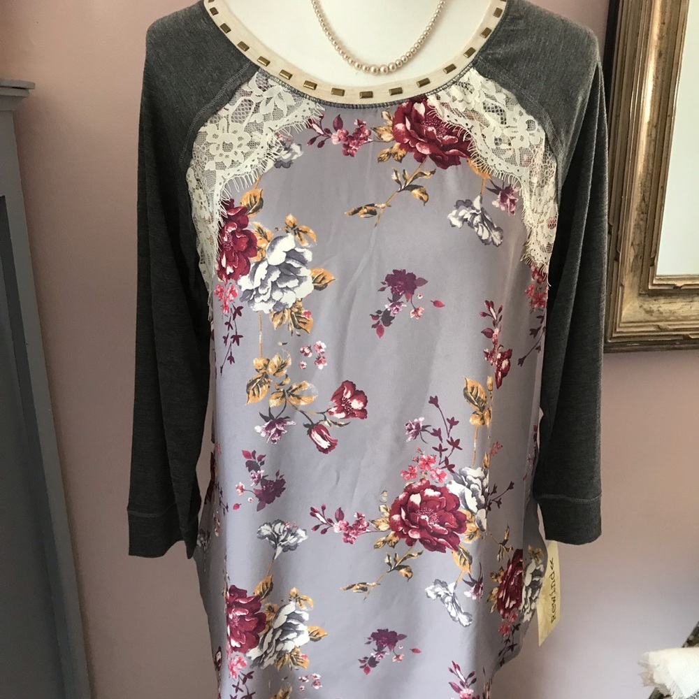 Rewind Floral Print Blouse